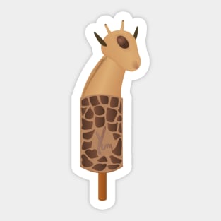 Giraffe Latte IceCreamAl Sticker